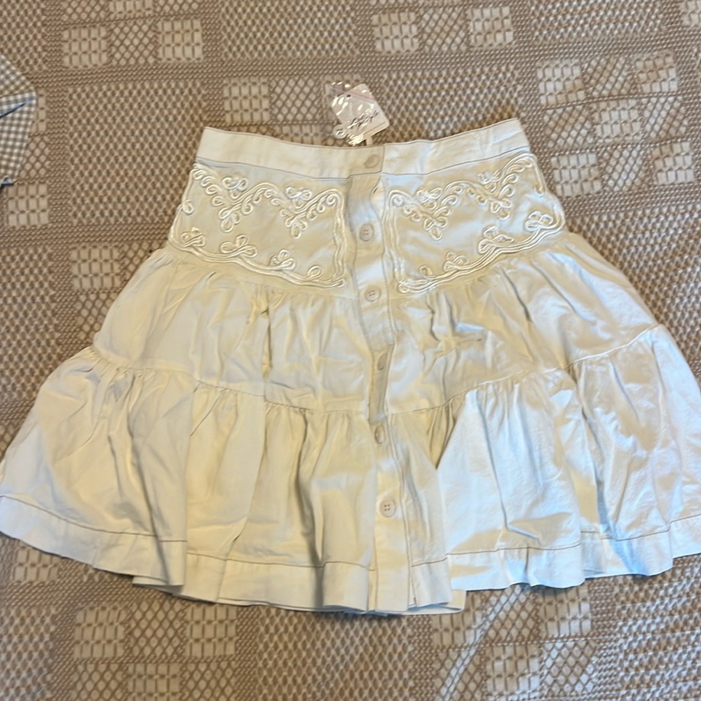free people august mini skirt